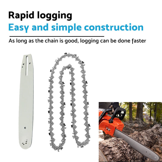 24'' Bar & Tungsten Chain Combo 3/8 .058 84DL Suitable For Husqvarna 61 160 162-1