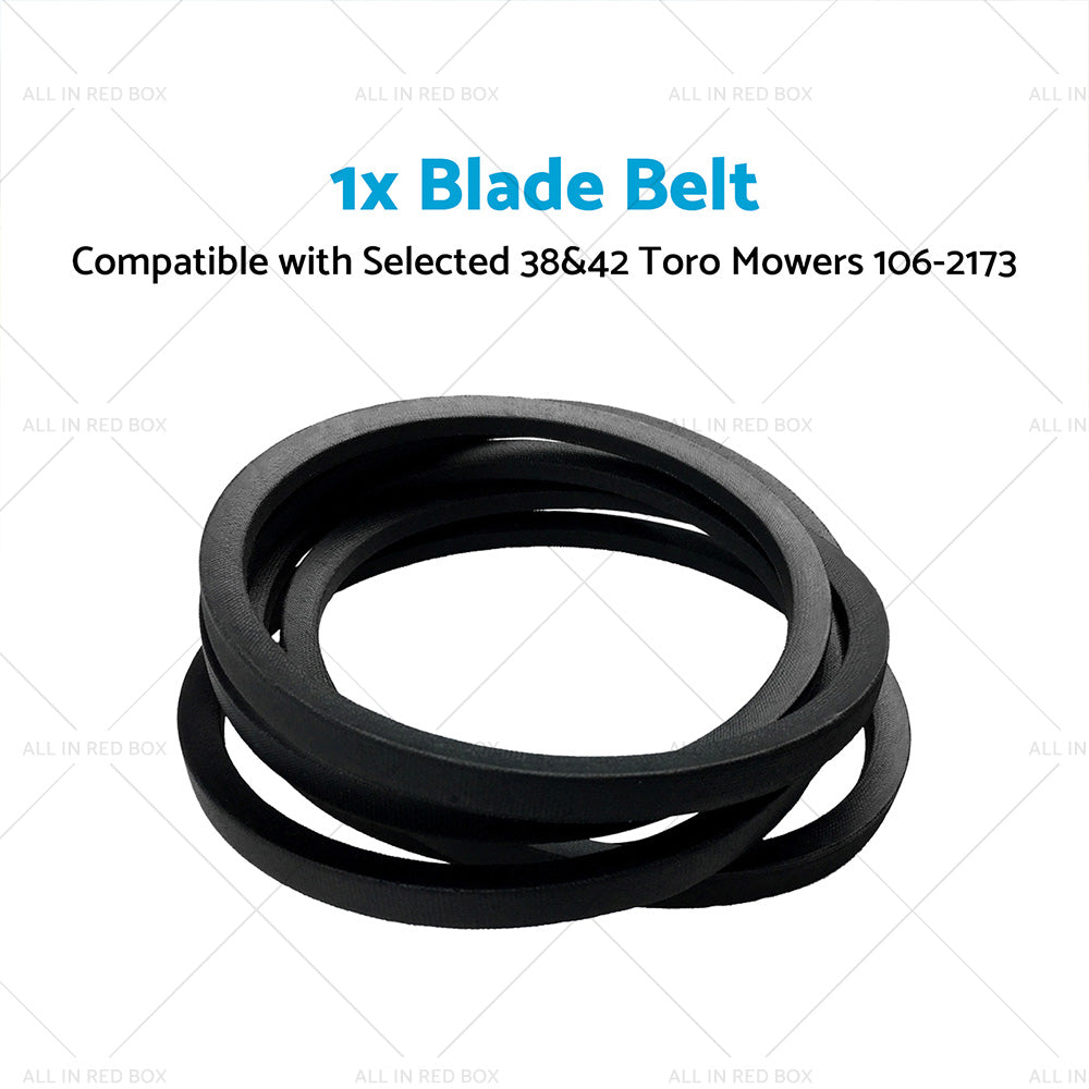1x Ride on Mower Deck Belt Suitable for Selected 38inch  and  42inch Toro Mowers 106-2173-2