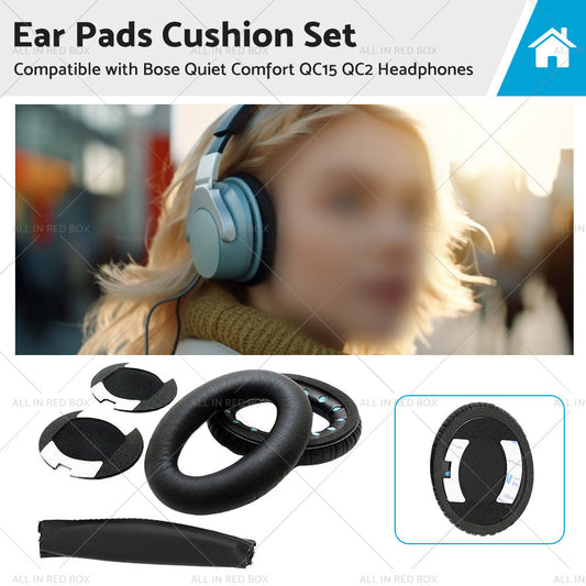 Ear Pads Headband Suitable for QuietComfort 2 QC2 QC15 QC25 Bose Earphones-0