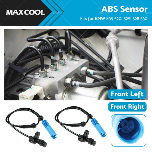 34526756375 2PCS Front ABS Wheel Speed Sensor Suitable for BMW E39 Left  Right-0