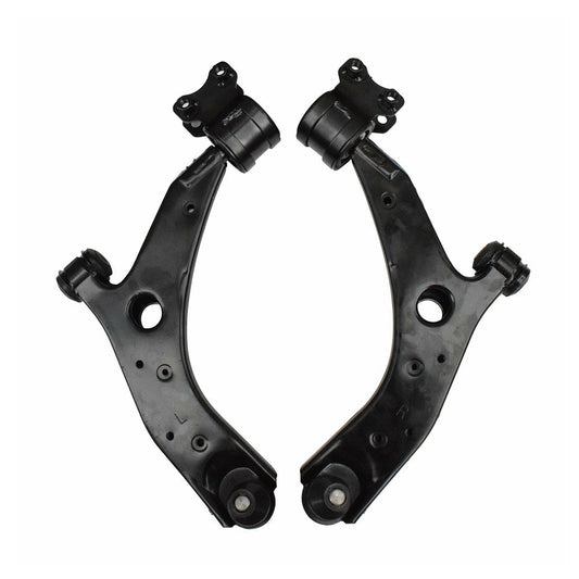Pair Front Lower Control Arms Fits For Mazda 3 BK 2004 - 2008 Mazda 5-0