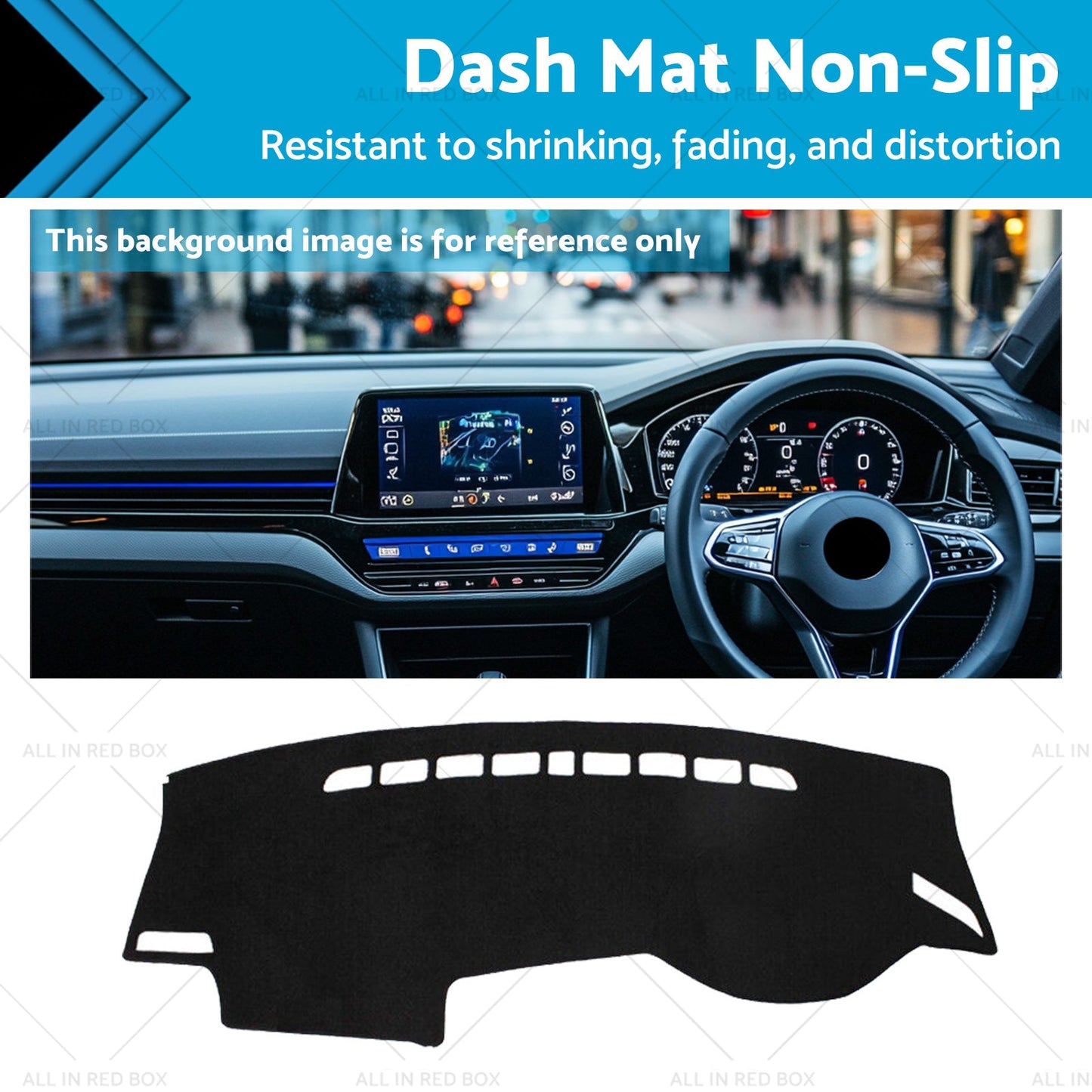 Non-Slip Dash Mat Dashboard Cover Suitable For  Volkswagon Golf MK7 VIl 11/12-19-0