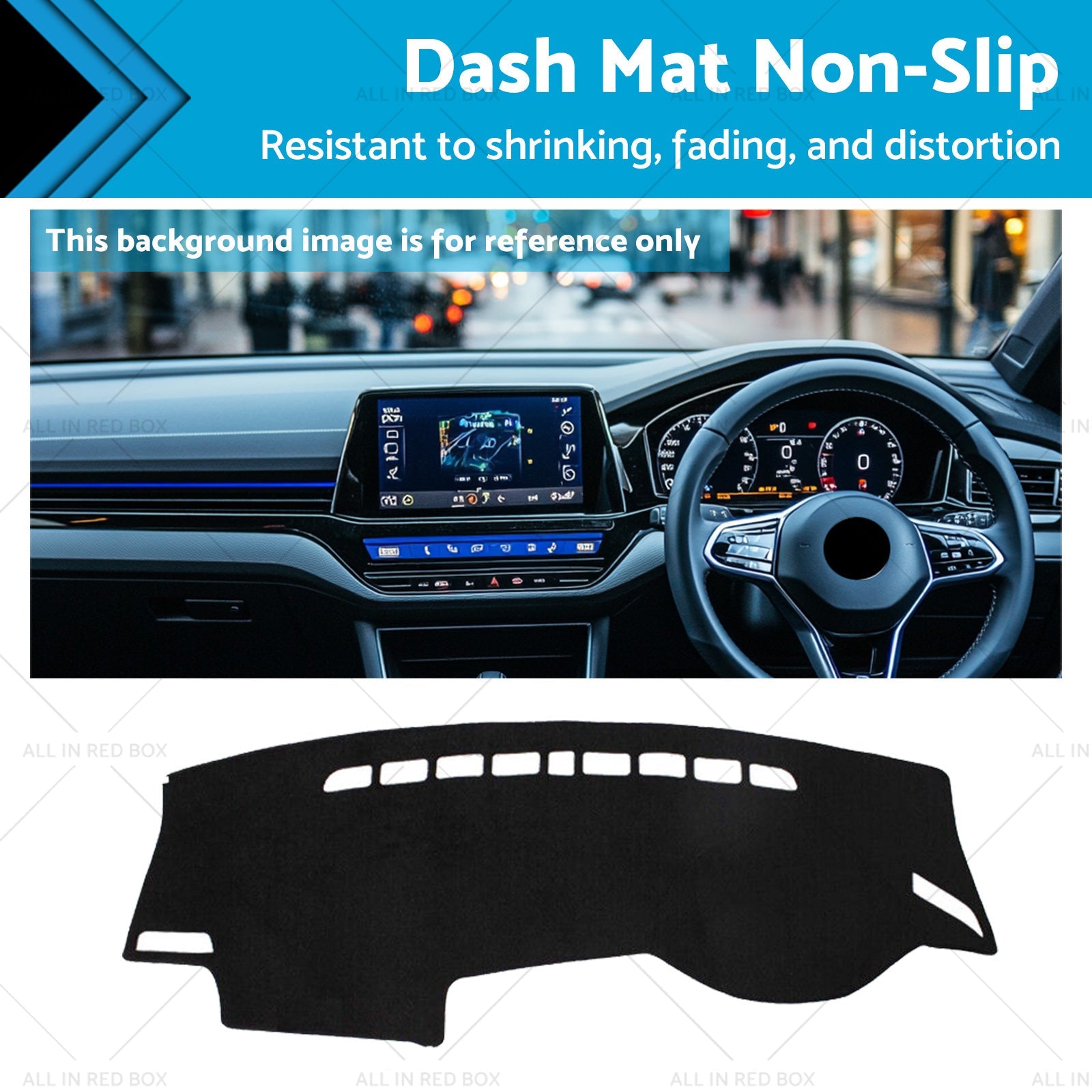 Non-Slip Dash Mat Dashboard Cover Suitable For  Volkswagon Golf MK7 VIl 11/12-19-0