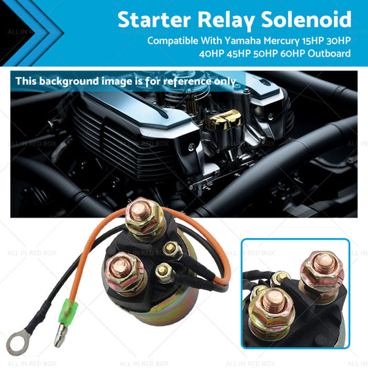 Starter Relay Solenoid Suitable For Yamaha 5HP 30HP 40HP 45HP 50HP 60HP Outboard-0