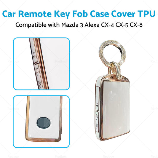 Car Remote Key Fob Case Cover TPU Suitable For Mazda 3 Alexa CX-4 CX-5 CX-8-1
