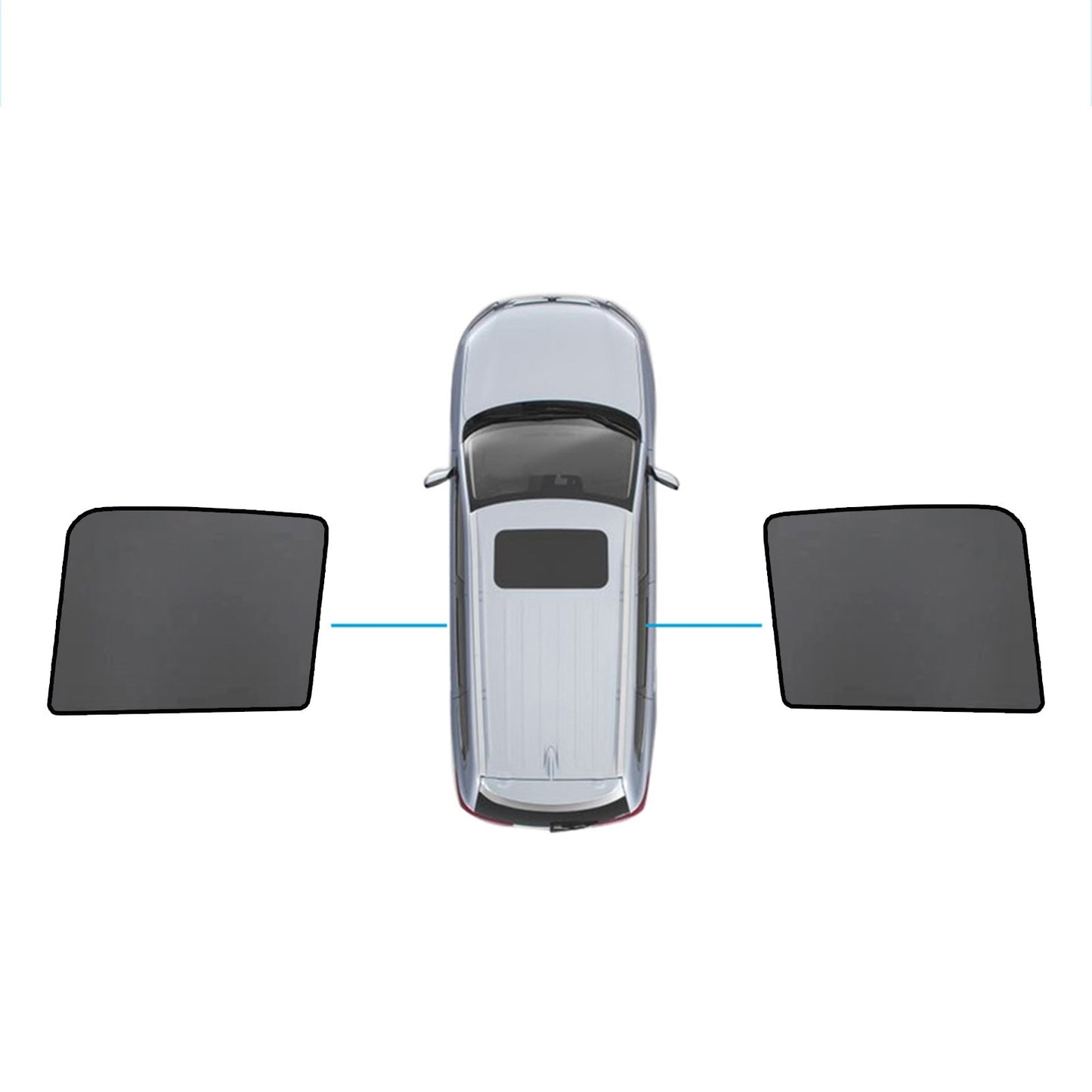 Magnetic Mesh Sun Blind Shades Suitable for Volvo XC40 2018-2024 On Front/Rear-1