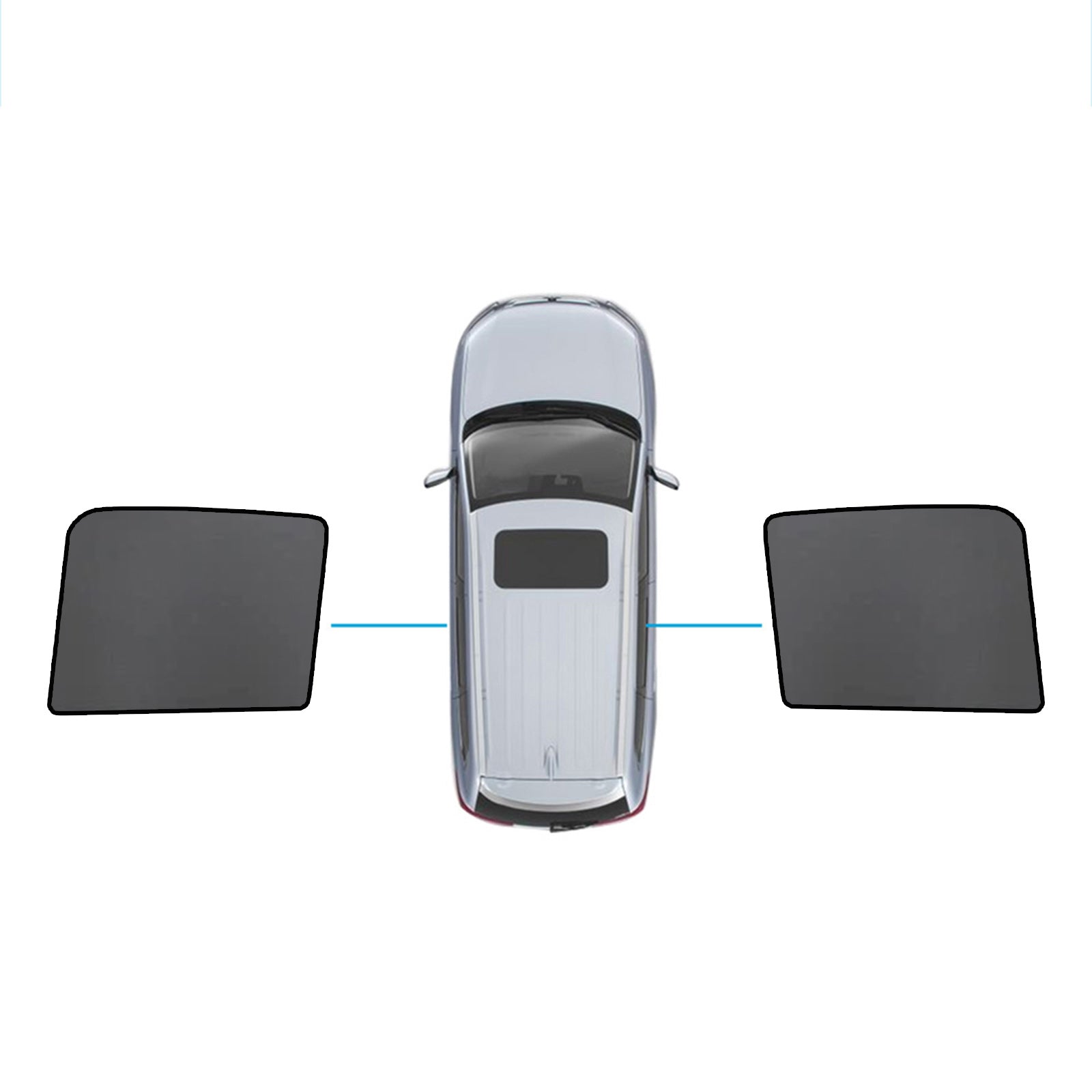 Magnetic Mesh Sun Blind Shades Suitable for Volvo XC40 2018-2024 On Front/Rear-1