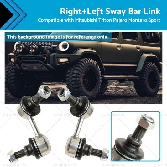 LeftRight Sway Bar Link Suitable for Mitsubishi Triton L200 2WD 4WD 06-15 2x-0