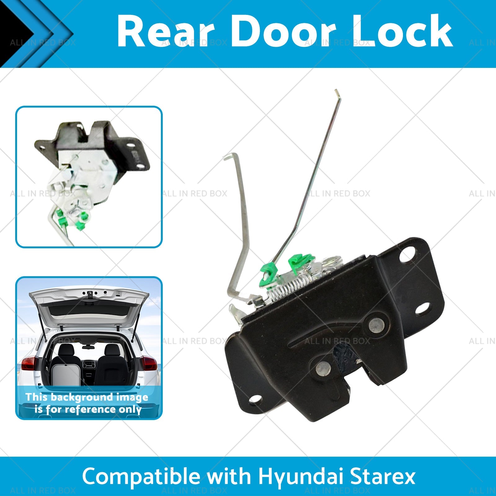 Suitcase Lock Rear Door Lock Tailgate Latch Suitable for 96-07 Hyundai Starex H1-1