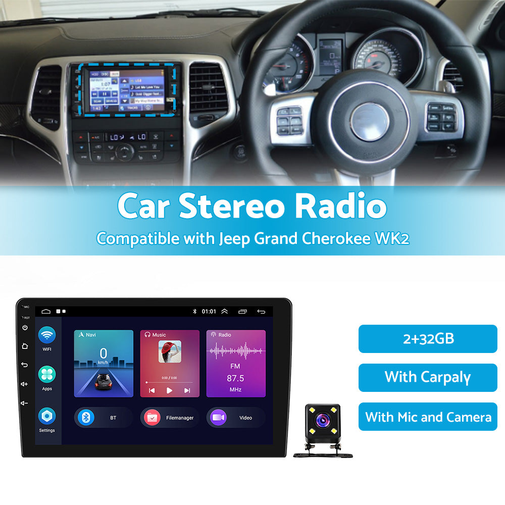 32GB Android 11 Apple Carplay Radio Stereo GPS Suitable for Jeep Grand Cherokee-2
