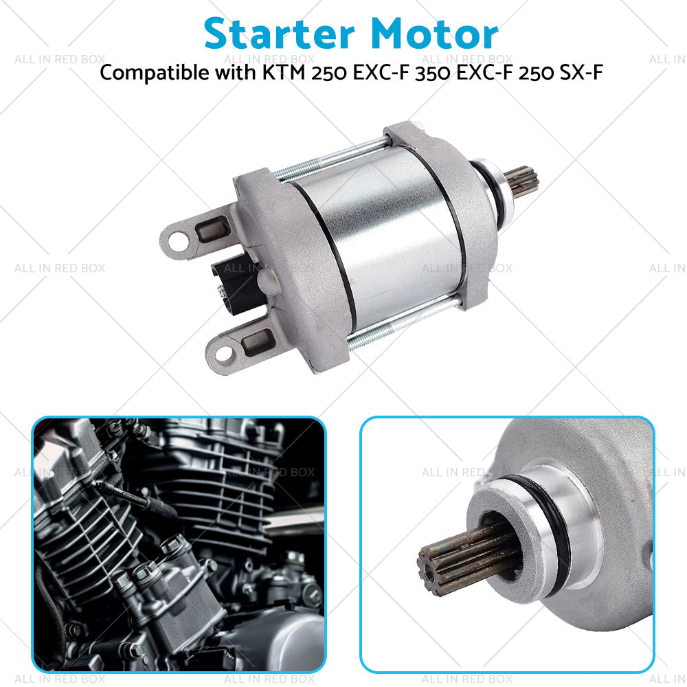 Starter Motor Suitable for KTM 250 EXC-F 350 EXC-F SX-F XCF-W 250 SX-F 250 XC-F-4