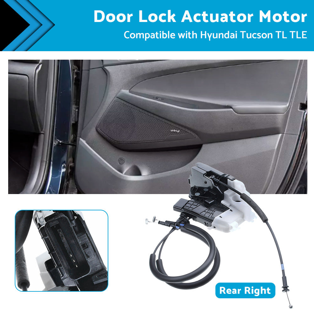 Rear Right Door Lock Actuator Motor Suitable for Hyundai Tucson TL TLE 2015-2021-0