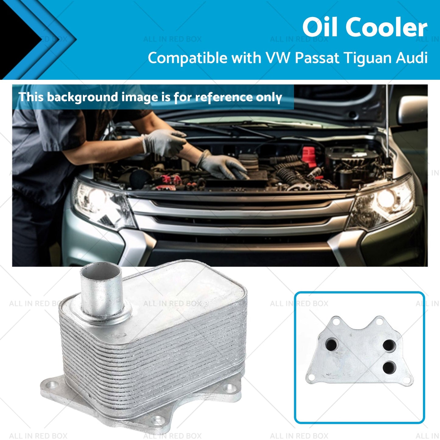 Oil Cooler Suitable for VW Passat Tiguan Audi A4 A5 A6 TT Skoda Octavia Superb-0