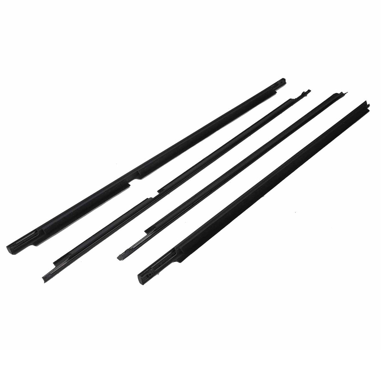 Black Weatherstrips Suitable For Toyota LandCruiser 100 105 Series Side Door 4pc-2
