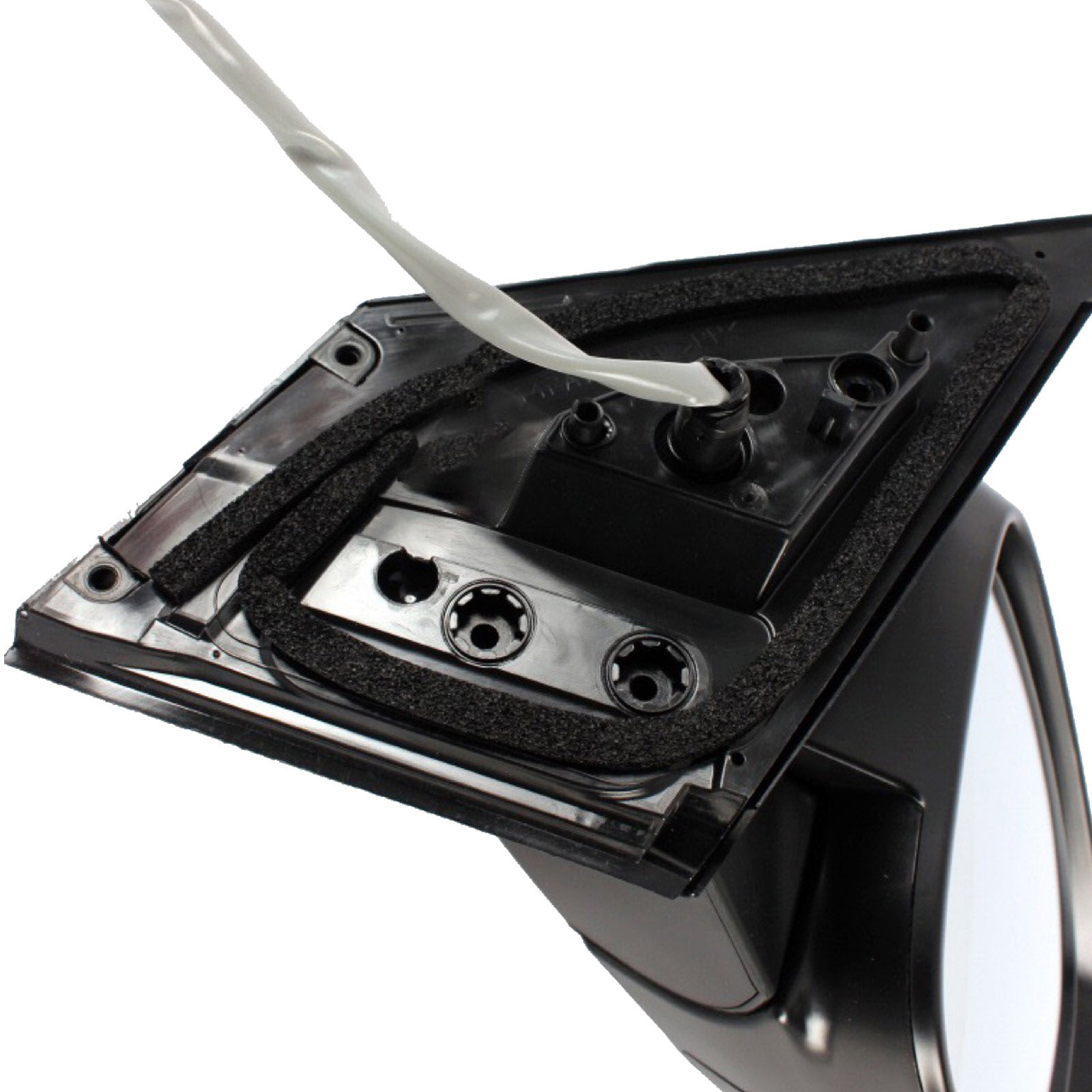 Left Side Black No Autofold Door Mirror Suitable for Toyota RAV4 2013-2018 Black No Autofold Left Side-3
