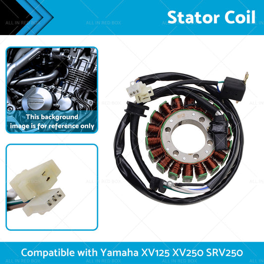 New Stator Coil Suitable For Yamaha XV125 Virago 125 XV250 SRV250 Renaissa XT600-1