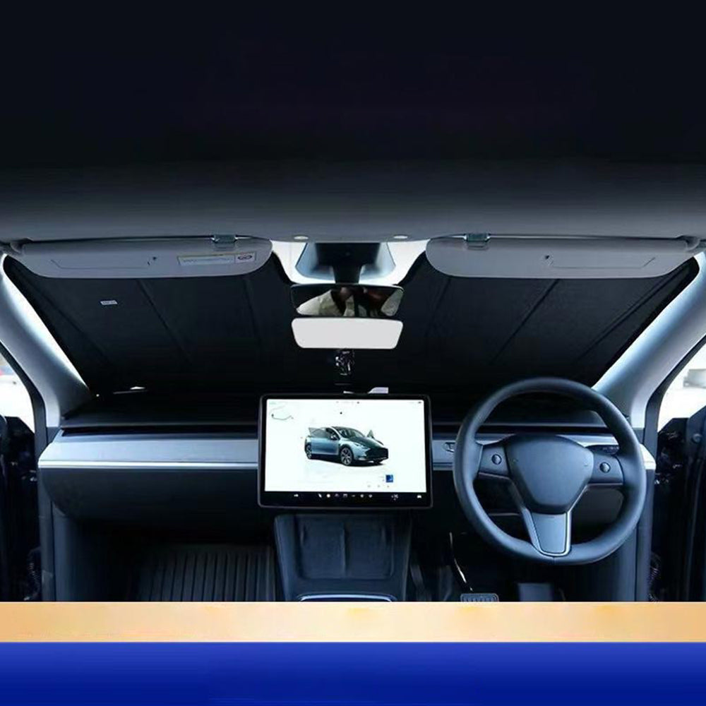 1x Front Windscreen Sunshade Suitable For Nissan Patrol Armada 6th Gen Y62 10--3