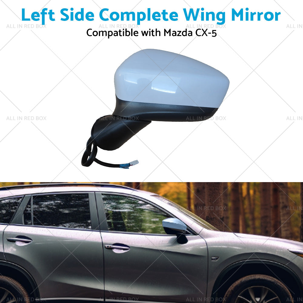 Door Wing Mirror Suitable for Mazda CX-5 2012-2014 Left Passenger Side LH NEW-3