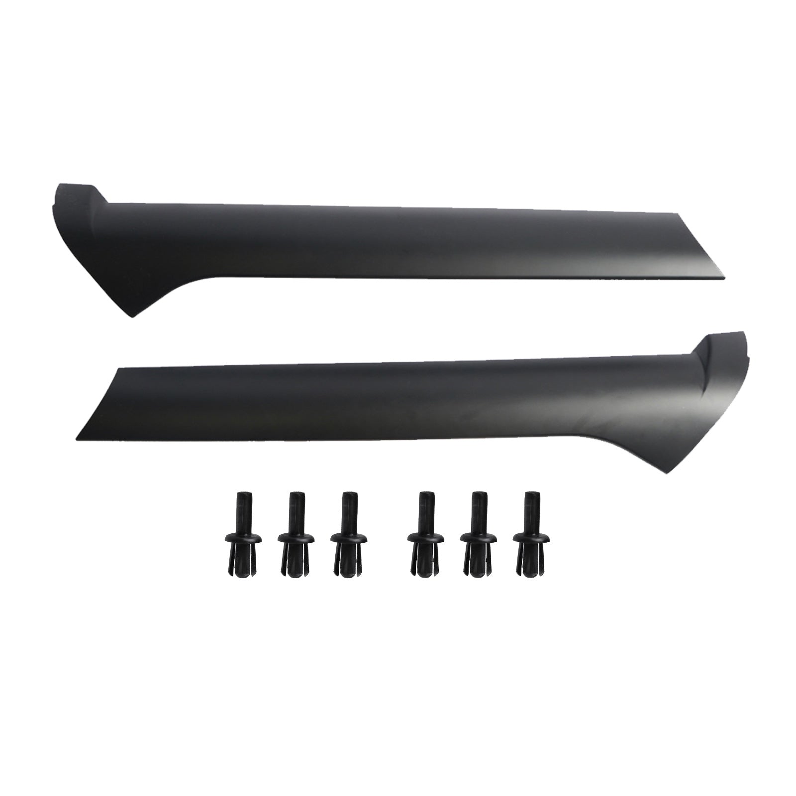 Pair Windscreen Pillar Moldings with Rivets Suitable For Land Rover Discovery 2 1999-2004-0
