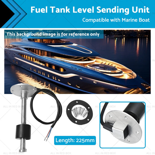 225mm Marine Boat Water Sender Fuel Tank Level Sending Unit Sensor 240-33ohm-0