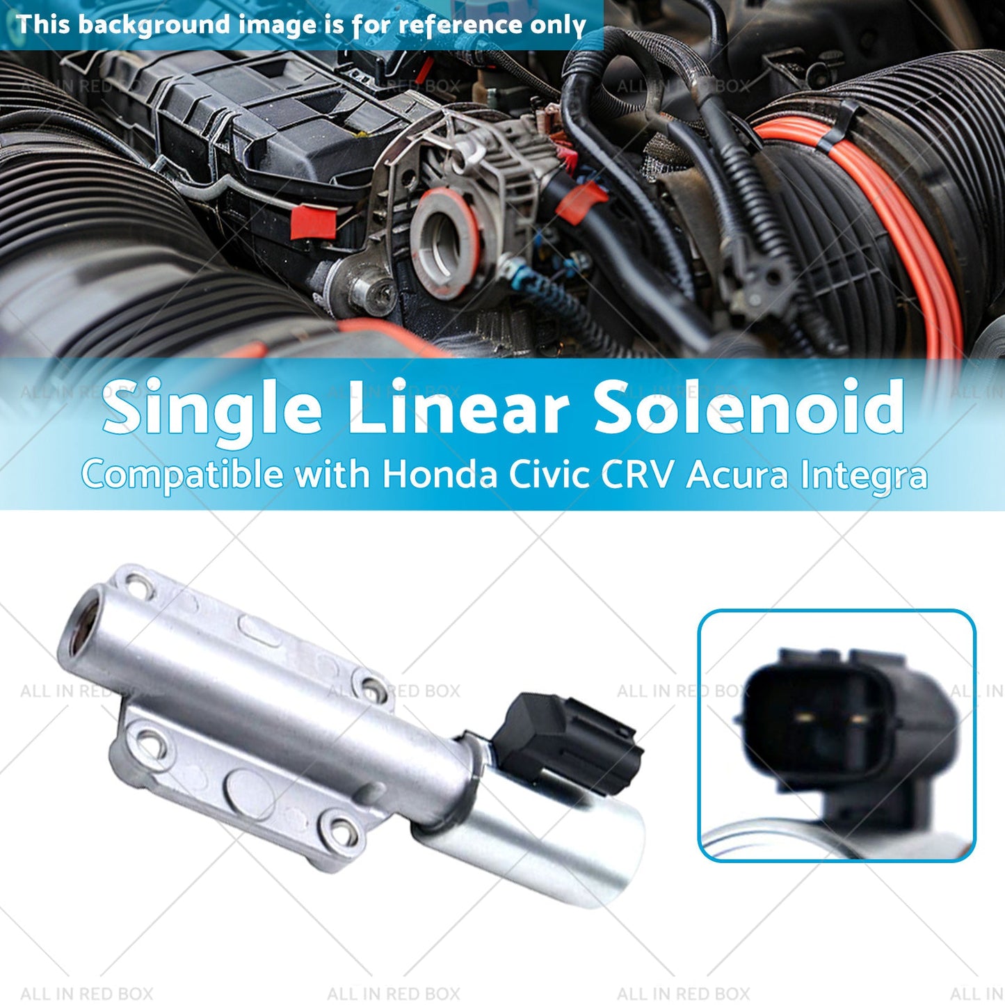 Single Linear Solenoid Suitable for Honda Civic CRV Acura Integra 28250-P4R-315-2