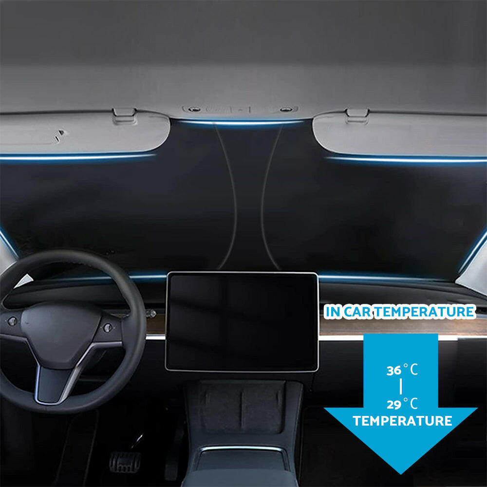 Wind Screen Sun Shade UV Block Foldable Suitable For Honda CR-V 2017-2023-3