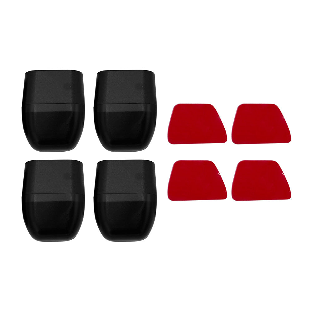 2 Pair Sonic Animal Repeller Shoo Whistle Deer Kangaroo 4WD Car Black-2