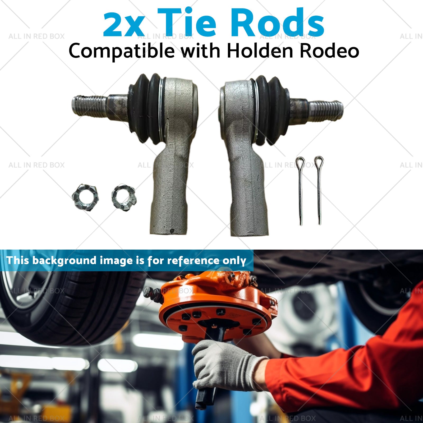 2x Tie Rods Suitable for Holden Rodeo RWD TFR TRS 89-03-4