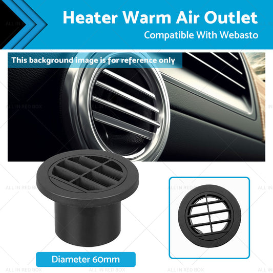 60mm,Diesel Heater Ducting Warm Air Vent Directional Outlet or Suitable For Webasto-0