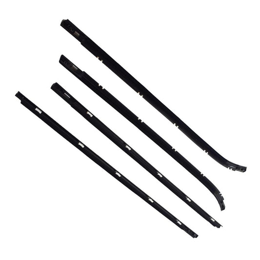 4pcs Weather Strip Window Moulding Trim Seal Belt for Hyundai I30 FD Hatch 07-12-0