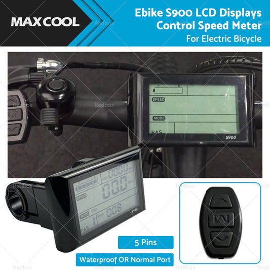 Ebike S900 LCD Displays Control Electric Bicycle Speed Meter Speedometer-0