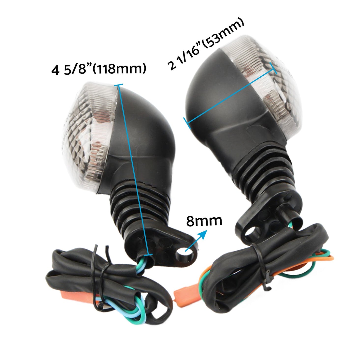 Turn Signal Light Indicator Blinker Suitable For Kawasaki Ninja 250R 2008-2012 / VN 650 2006-2012-2