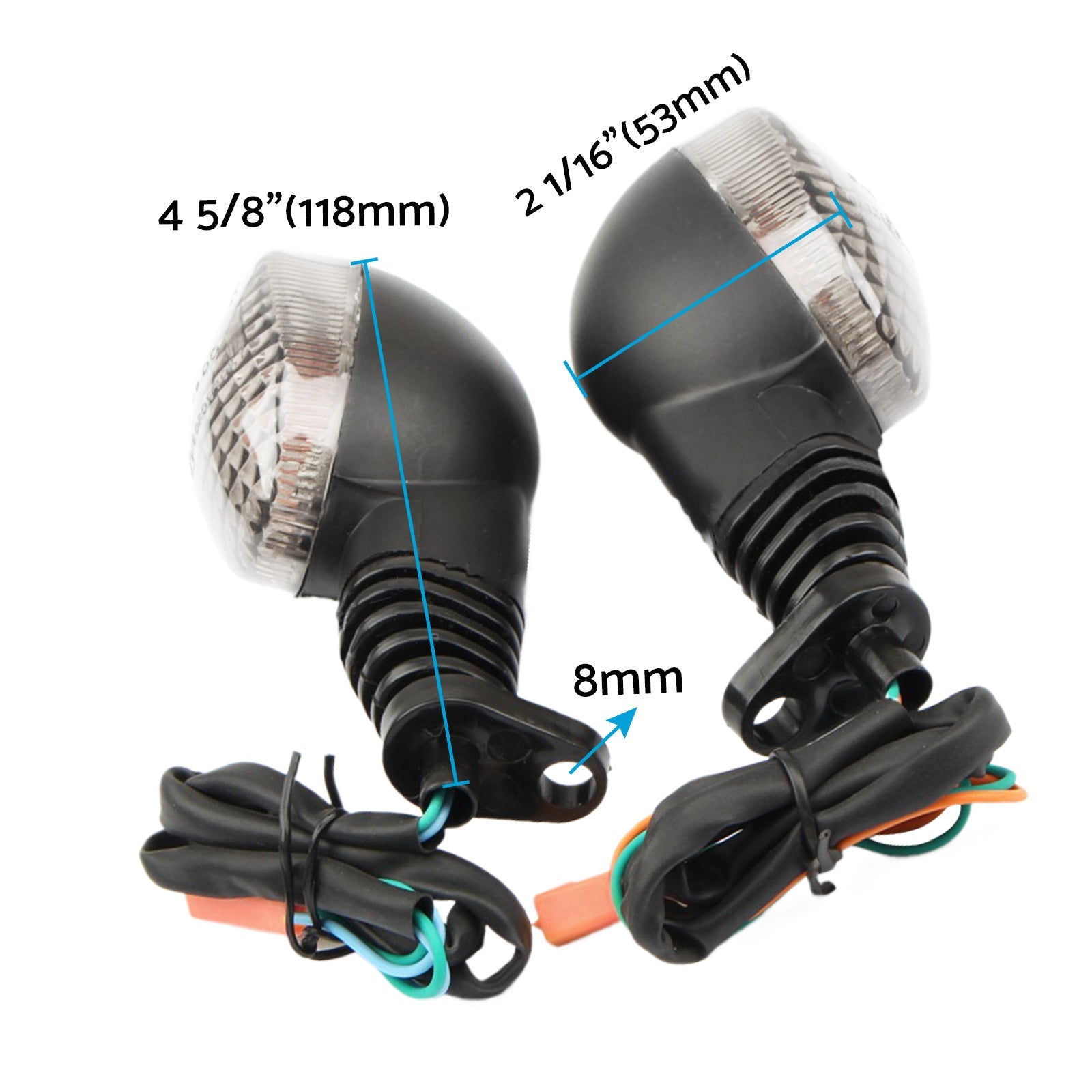 Turn Signal Light Indicator Blinker Suitable For Kawasaki Ninja 250R 2008-2012 / VN 650 2006-2012-2