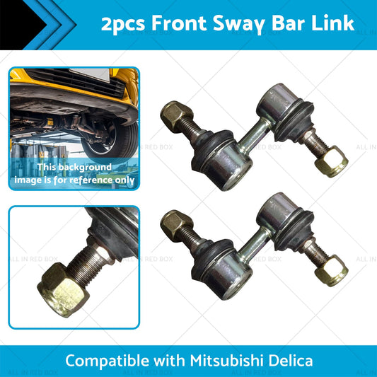 2x Front Stabilizer Sway Bar Link Suitable For Mitsubishi Delica PD8W 1994-2004-1