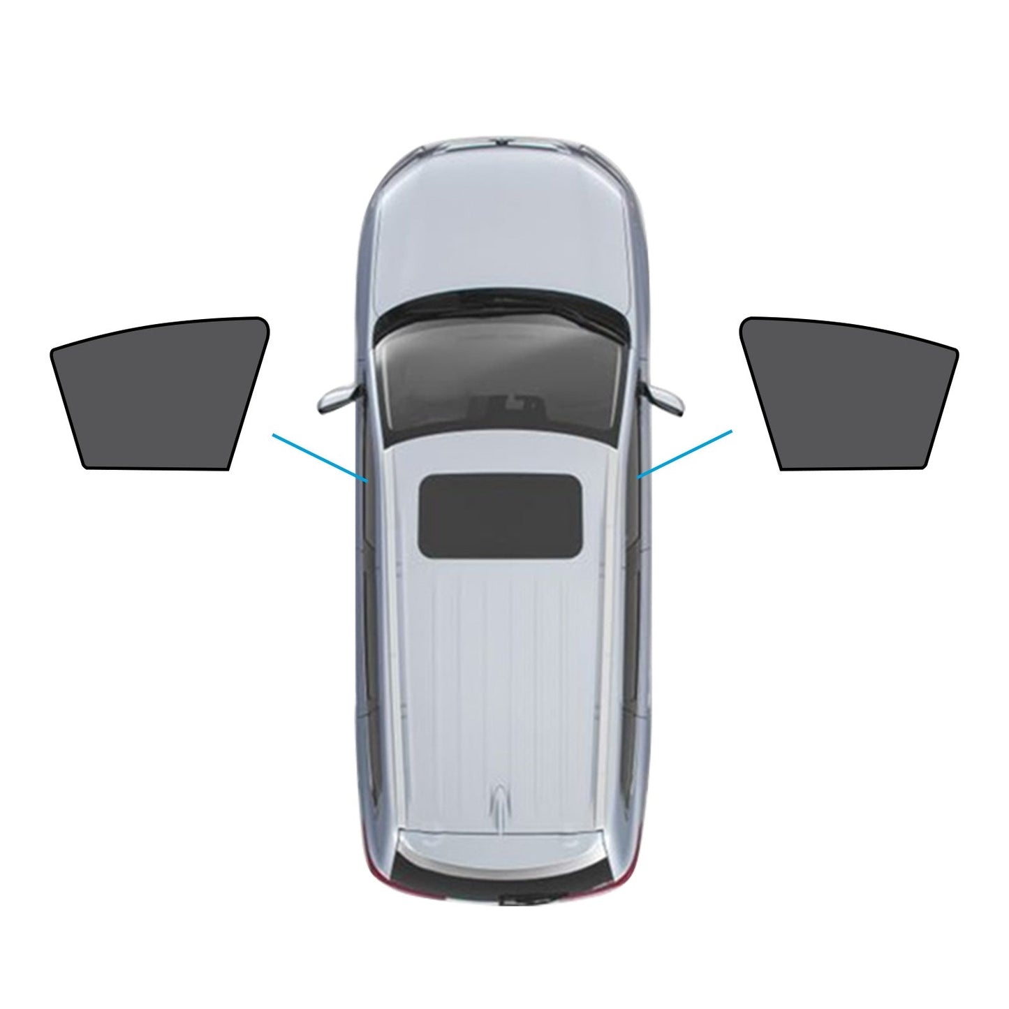 Car Window Magnetic Mesh Sun Blind Shades Suitable for Lexus NX Series 2022-2024-5