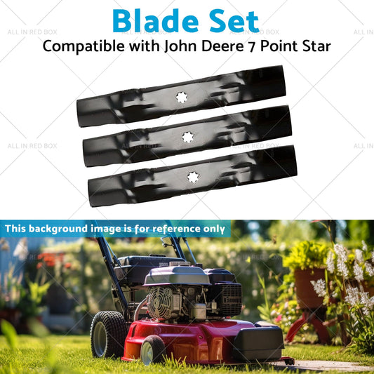 Blade Set Suitable for John Deere 7 Point Star 145 155C LA130 LA140 LA145 LA165-0
