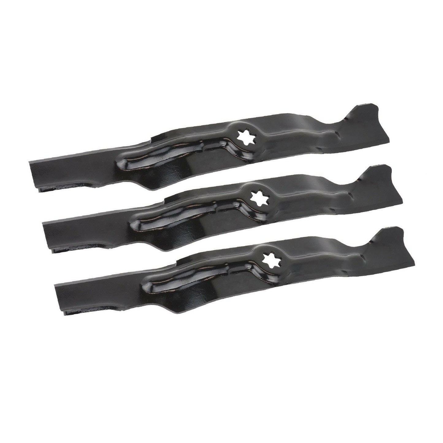 3x Blades Suitable For 50 Inch Cub Cadet MTD Ride On Mower 742-04053 942-04053B-0