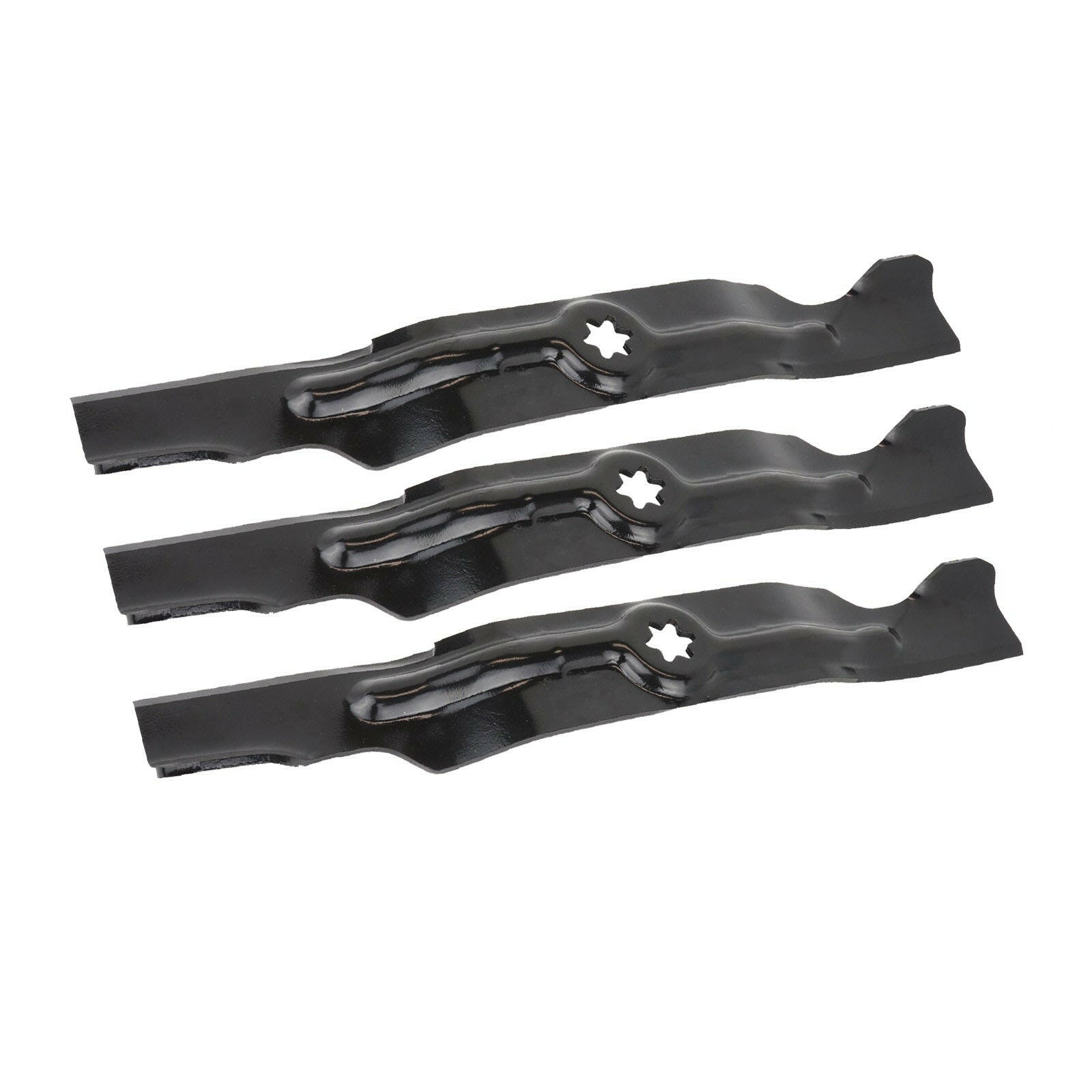3x Blades Suitable For 50 Inch Cub Cadet MTD Ride On Mower 742-04053 942-04053B-0