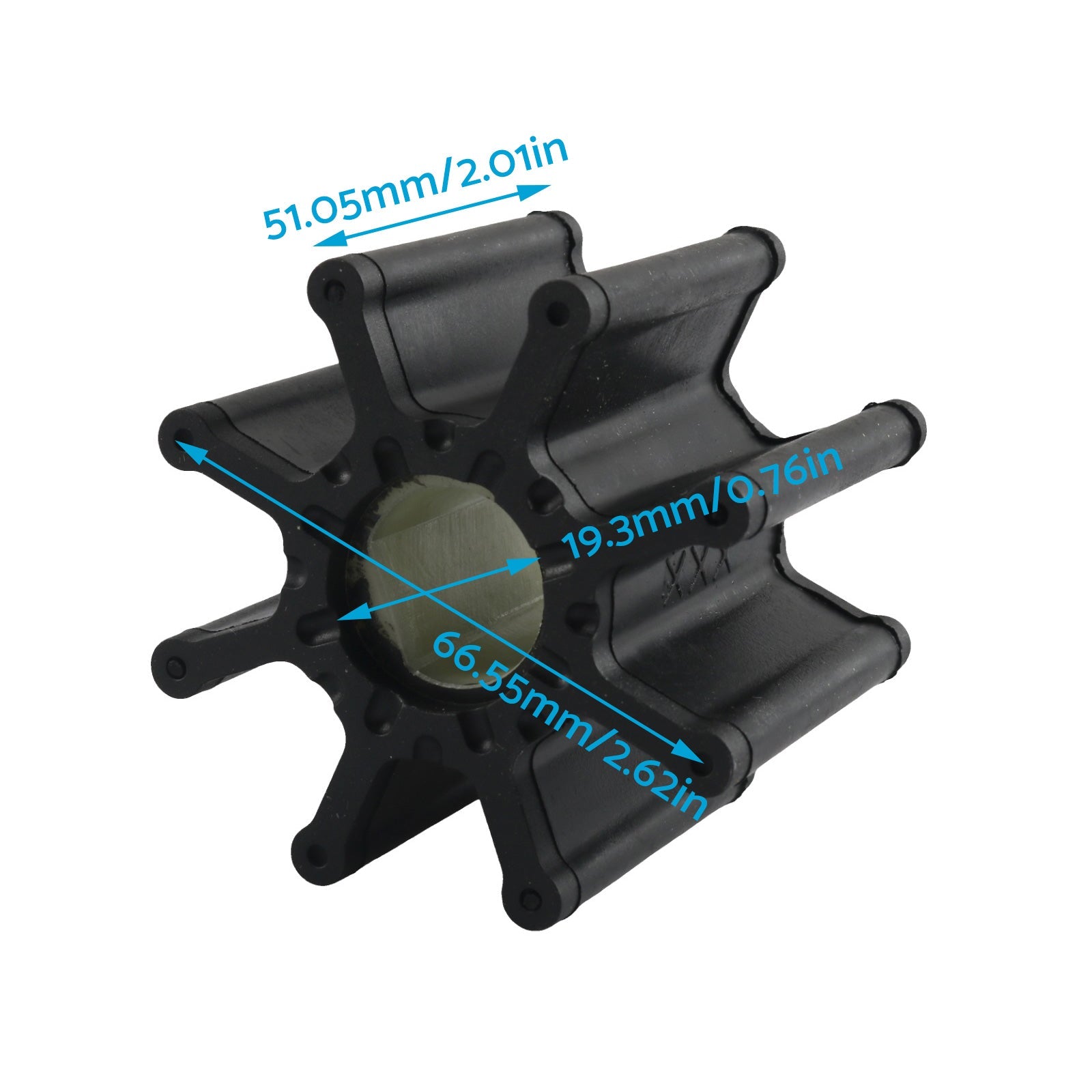2x Water Pump Impellers Suitable for Mercury Mercruiser Sierra AU 5.0L 5.7L 7.4L-2