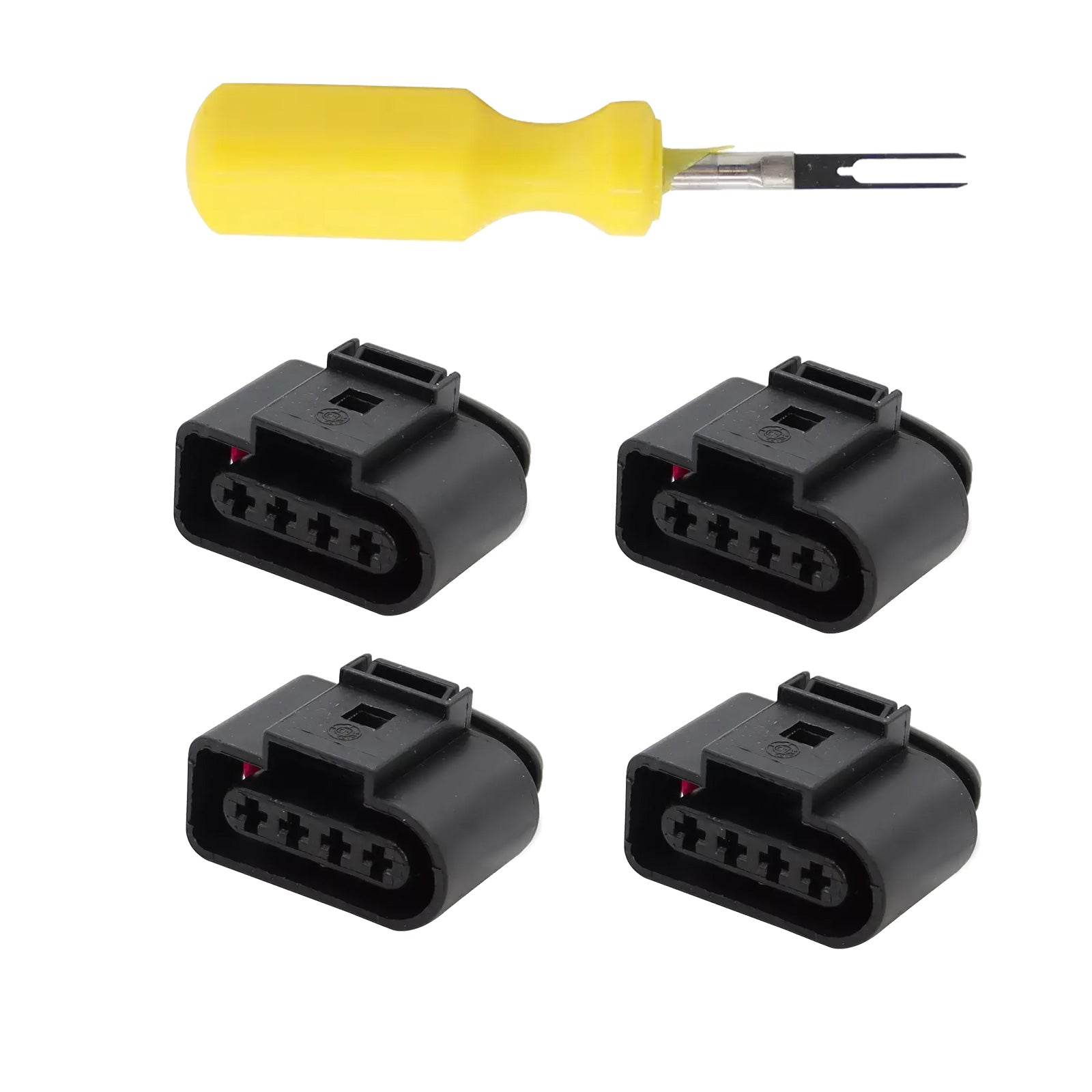 Ignition Coil Connector Repair Kit Suitable For VW Passat Audi Skoda 4B0973724-4