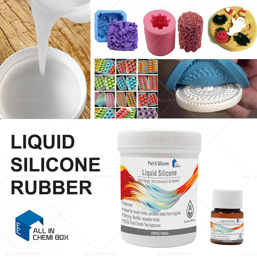 SH25 Liquid Silicone Rubber Mould Making Kit 100 3 Mix - 1Kg 2Kg 5Kg 10Kg Blue-1