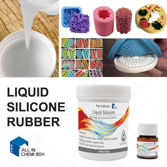 SH25 Liquid Silicone Rubber Mould Making Kit 100 3 Mix - 1Kg 2Kg 5Kg 10Kg Blue-1