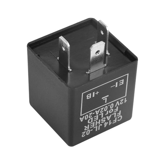 3 Pin LED Flasher Relay Unit 12V Suitable For Blinker Indicator Flash Positive Right Side-0