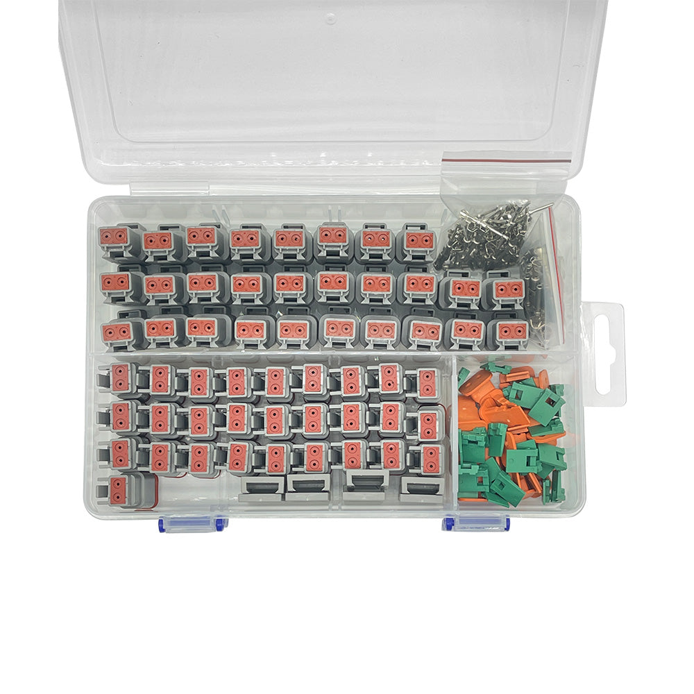 233pcs DT 2-Way Connector Kit Waterproof Plug Suitable For Auto Marine Electrical Wiring-2