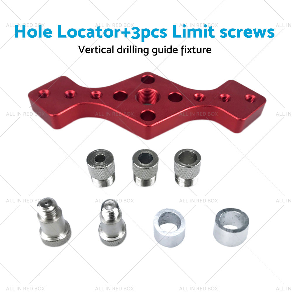 Drill Bit Vertical Pocket Hole Jig Dowel Drill Guide Self Centering Woodworking-4