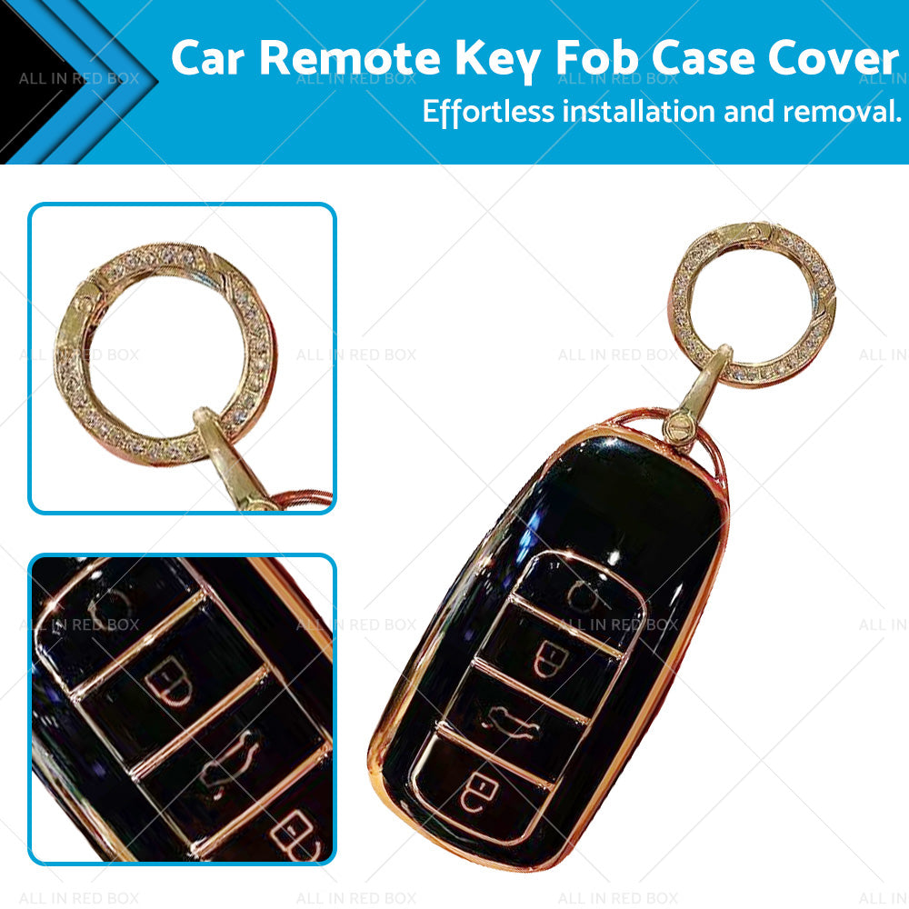 Suitable For Chery Omoda 5 Car Remote Key Fob Case Cover Black TPU-0