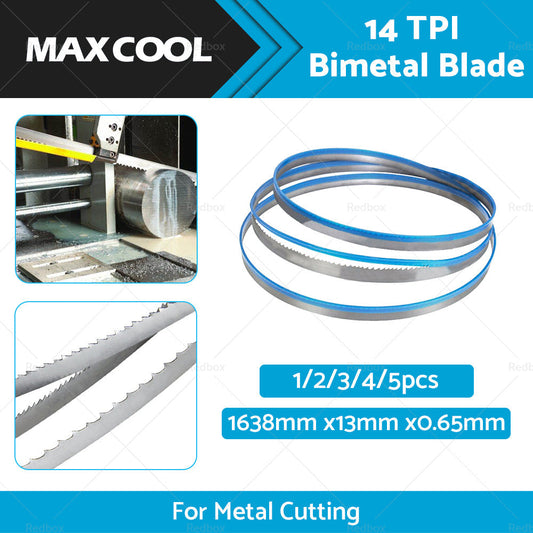 BI METAL BIMETAL BAND SAW BANDSAW BLADE 1638mm x13mm x 14 TPI FOR METAL CUTTING-1