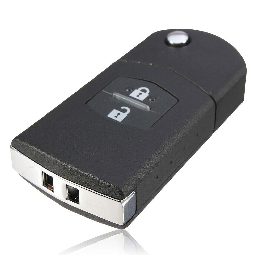 1x 2-Buttons Car Key Case Cover Shell Suitable For Mazda 3 5 6 RX7 RX8 BT50-1