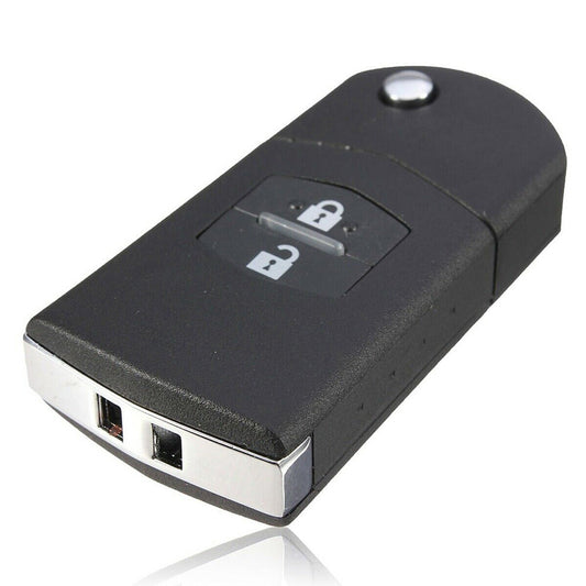 1x 2-Buttons Car Key Case Cover Shell Suitable For Mazda 3 5 6 RX7 RX8 BT50-1