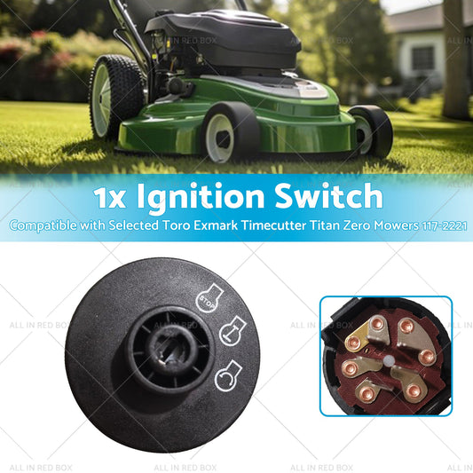 Ignition Switch Suitable for Toro Titan Zero Exmark Timecutter  Mowers 117-2221-1